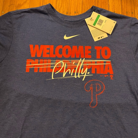 Nike Phillies welcome to Philly t shirt - Picture 1 of 2